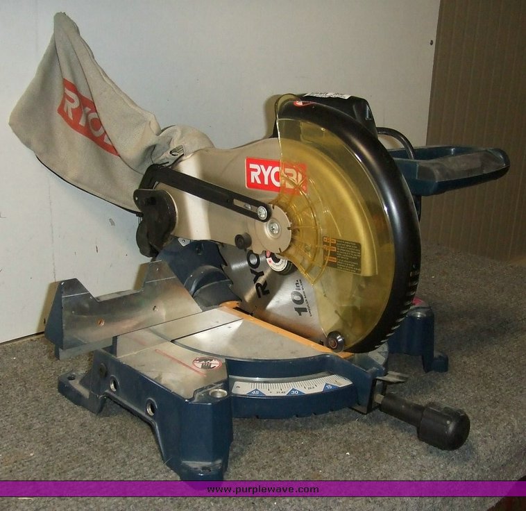 Ryobi laser guided miter saw in Manhattan, KS Item 6072 sold Purple