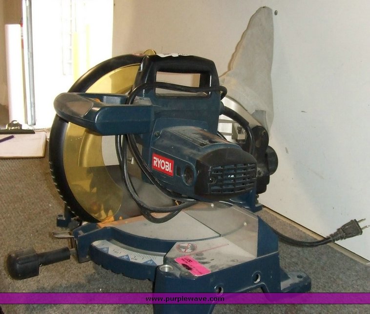 Ryobi laser guided miter saw in Manhattan, KS Item 6072 sold Purple