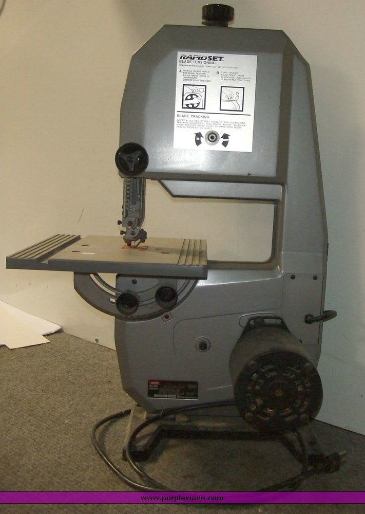 Ryobi 9" band saw with guide in Manhattan, KS Item 6100 sold Purple