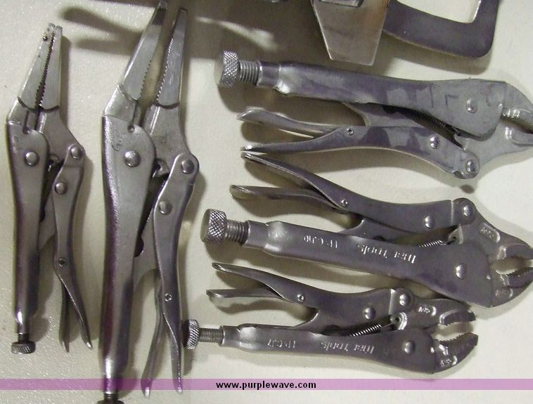 8 piece MAC tools vise grips in Manhattan, KS Item 6144 sold Purple
