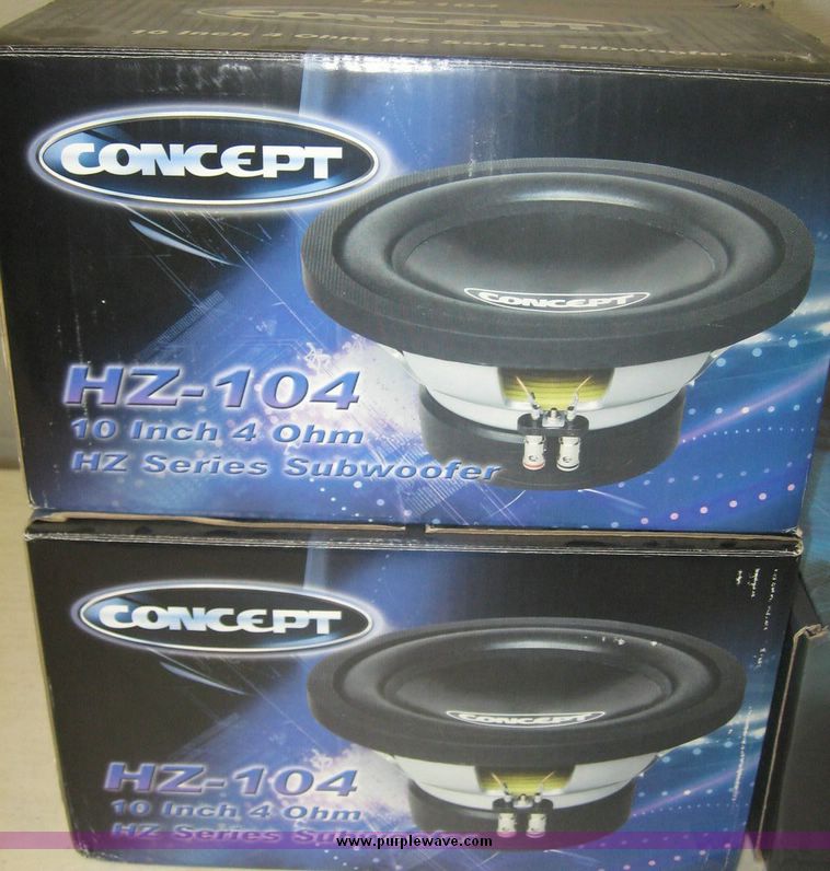concept 10 inch subwoofer