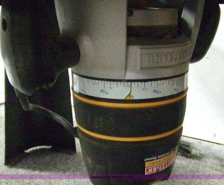 image for item 6446 Craftsman table top router with table