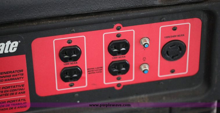 image for item 7378 Coleman Powermate 6250 generator