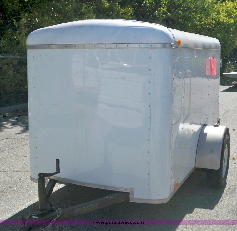 image for item 7431 5' x 8' enclosed trailer