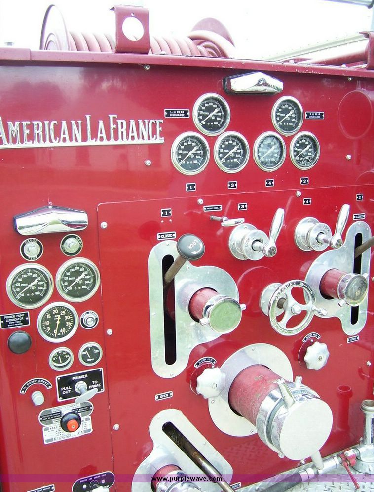 image for item 8890 1959 Chevrolet Spartan fire truck
