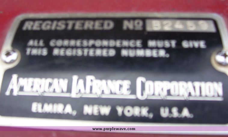 image for item 8890 1959 Chevrolet Spartan fire truck