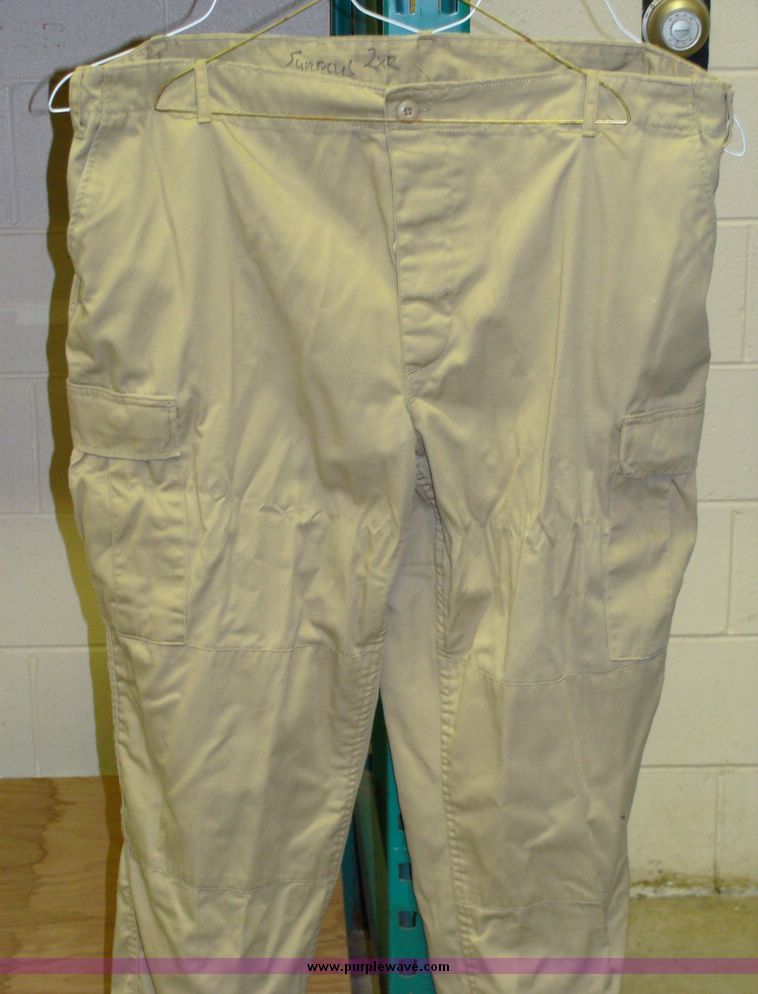 image for item 8910 (158) summer weight tan BDU trousers