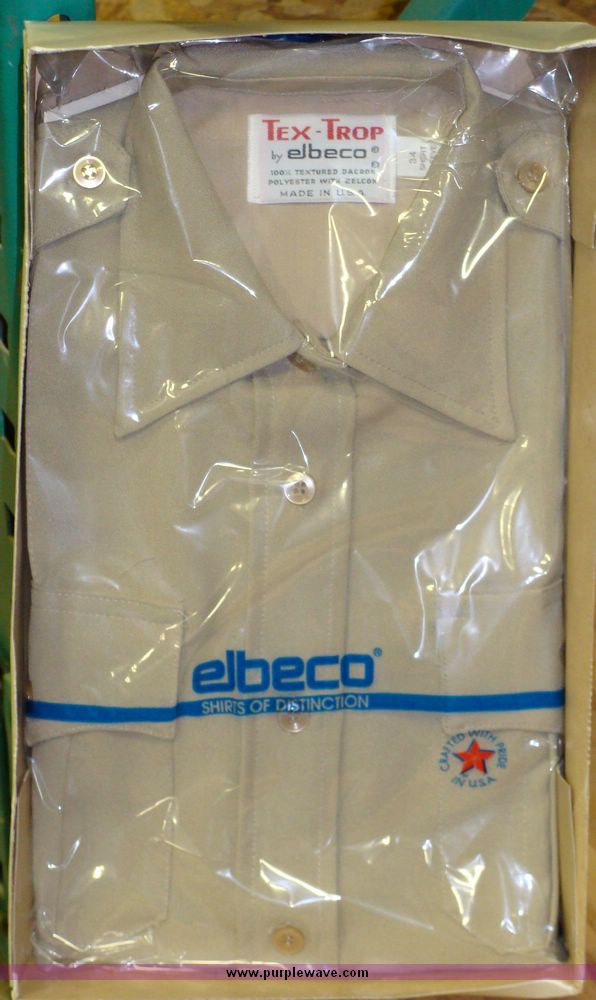 image for item 8917 (107) Elbeco military crease poly uniform shirts