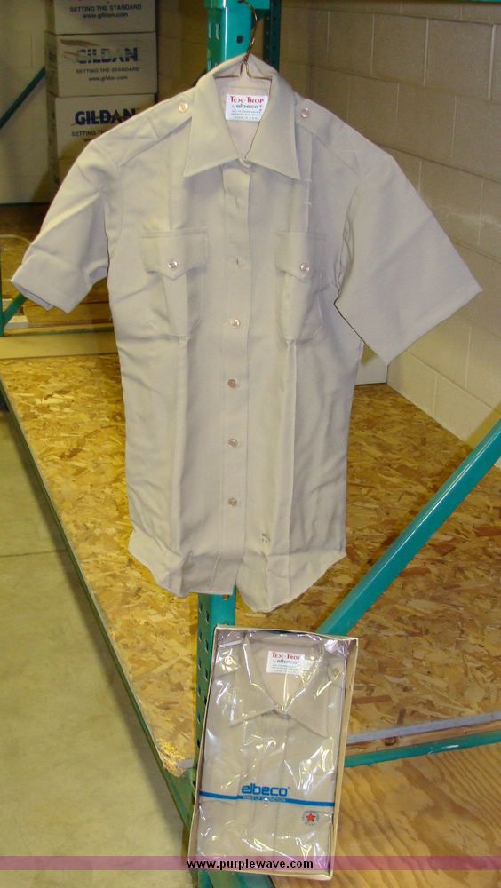 image for item 8918 (94) Elbeco military crease poly uniform shirts