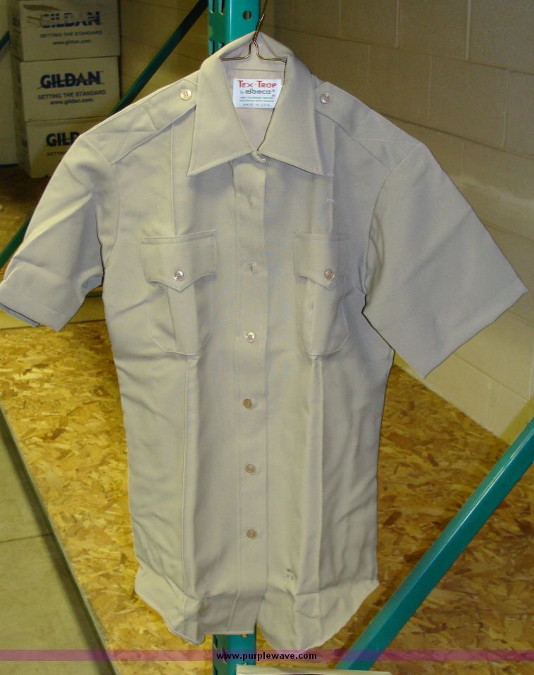 image for item 8918 (94) Elbeco military crease poly uniform shirts