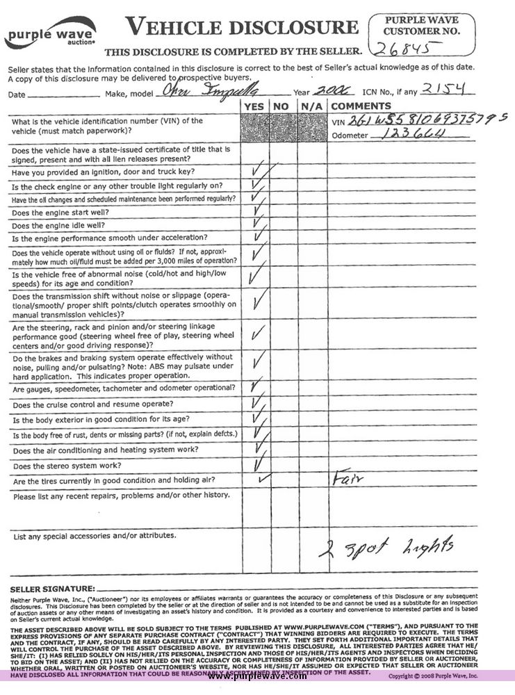 image for item 2154 2006 Chevrolet Impala