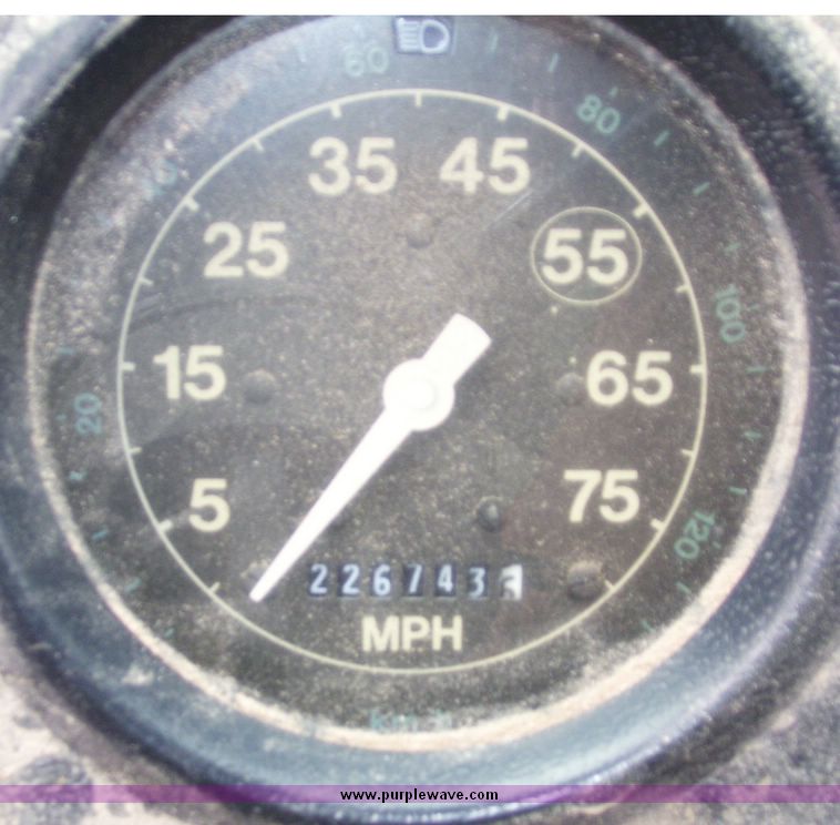 image for item 1107 1996 Ford LNT8000F triple axle food delivery truck with warren six bin feed body