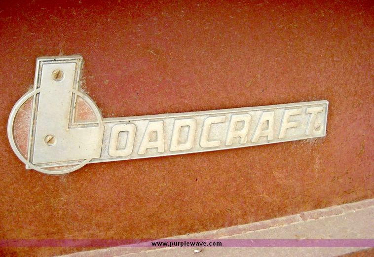 image for item 8683 1981 Bush Hog Landcraft 32' flatbed trailer