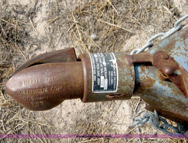 image for item 8689 1999 J&S 16' flat bed trailer