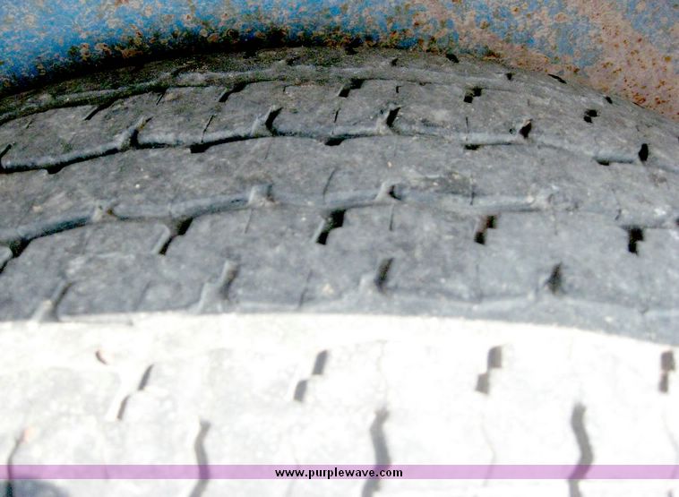 image for item 8690 1997 LEE 12' utility trailer with tool box