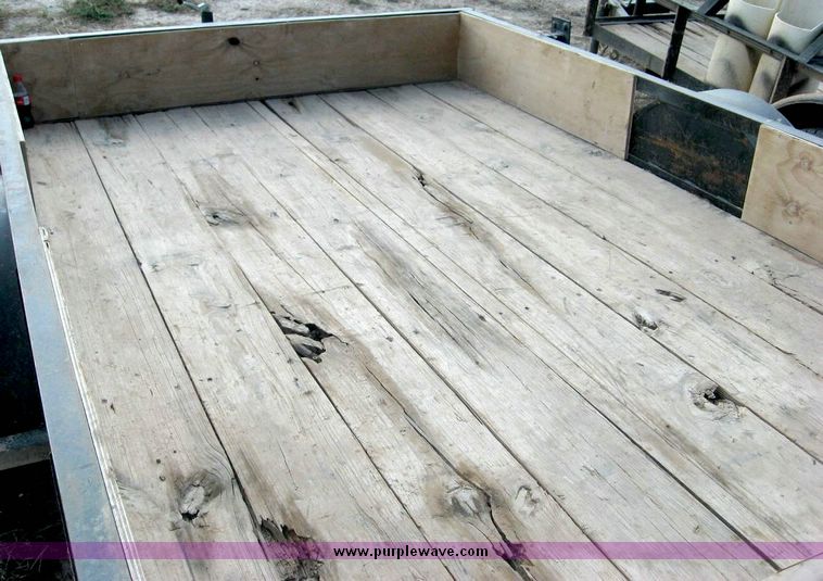 image for item 8694 10' utility trailer with tilt bed