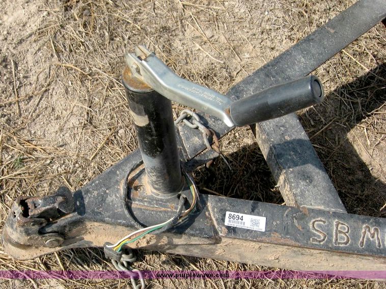 image for item 8694 10' utility trailer with tilt bed