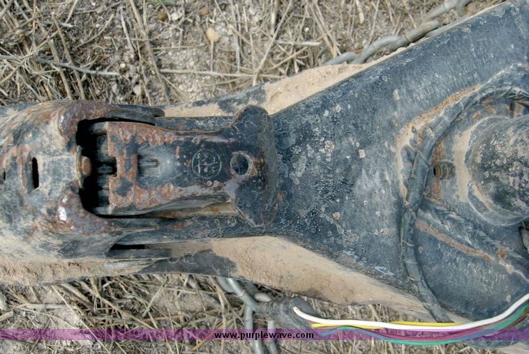 image for item 8694 10' utility trailer with tilt bed