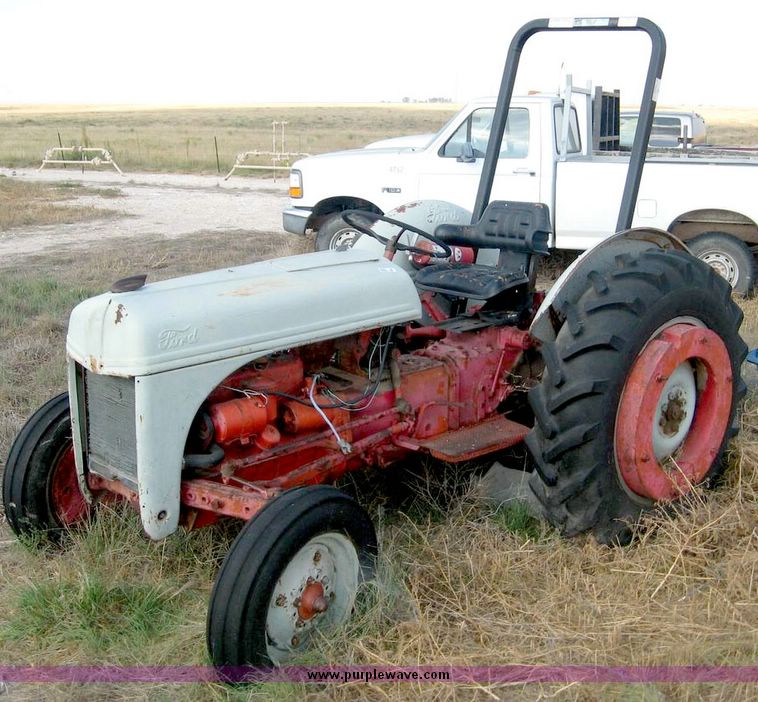 image for item 8695 Ford 8N tractor with 5' three-point mower