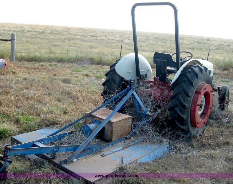 image for item 8695 Ford 8N tractor with 5' three-point mower