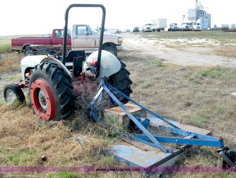 image for item 8695 Ford 8N tractor with 5' three-point mower