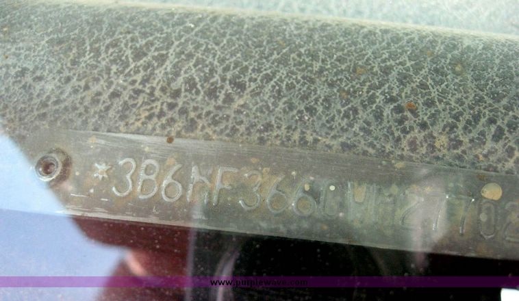 image for item 8698 1998 Dodge Ram 3500 pickup truck