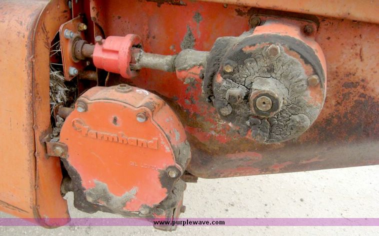 image for item 8728 1948 GMC truck with Farm hand manure spreading box