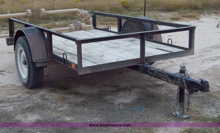 image for item 8740 8' single axle utility trailers