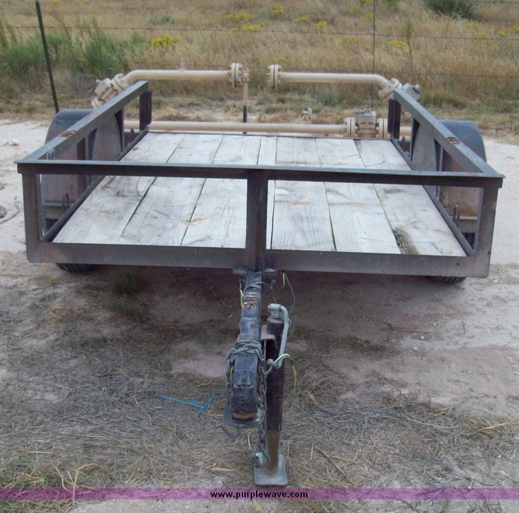 image for item 8740 8' single axle utility trailers