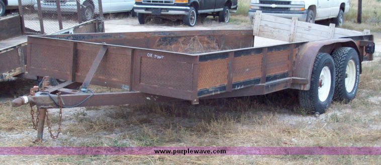 image for item 8743 16' car trailer