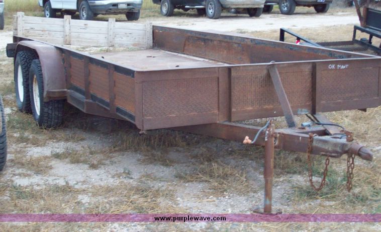 image for item 8743 16' car trailer
