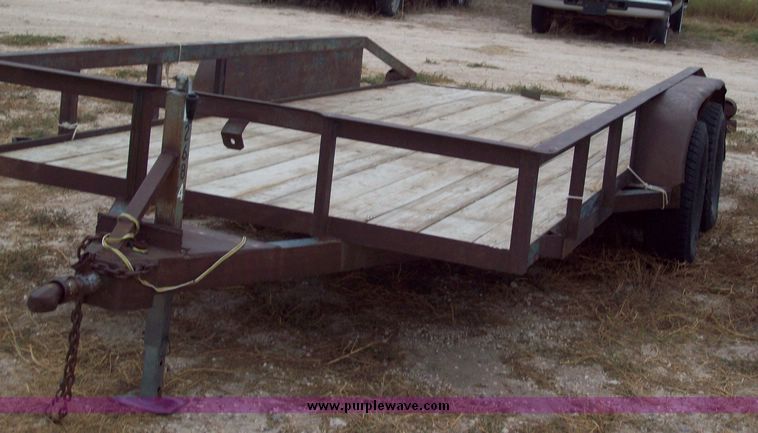 image for item 8745 16' tandem axle car trailer