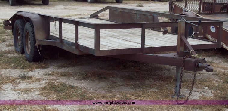 image for item 8745 16' tandem axle car trailer