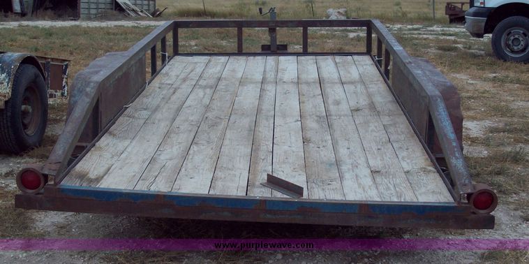 image for item 8745 16' tandem axle car trailer