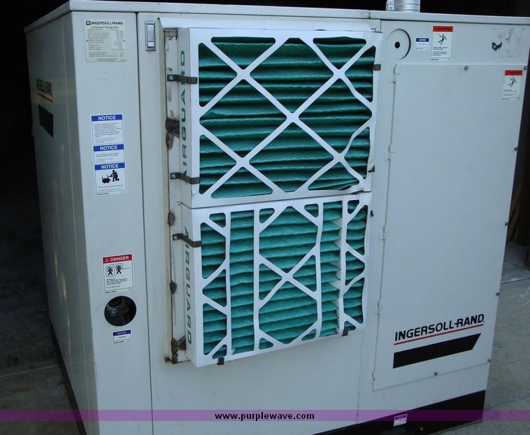 image for item 1201 Ingersoll Rand SSR-EP75 compressor with dryer and tank