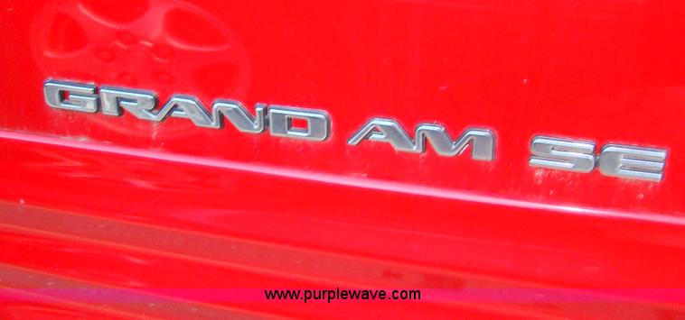 image for item 1504 2001 Pontiac Grand Am SE