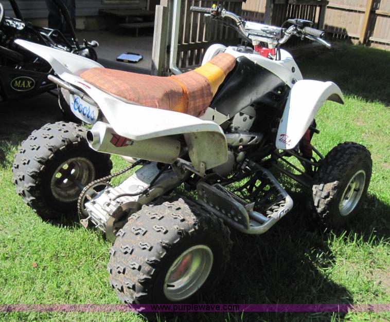 image for item 4398 2003 Suzuki 450R four-wheel ATV