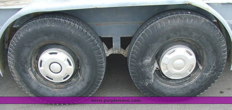 image for item 6499 16' shop built tandem axle trailer