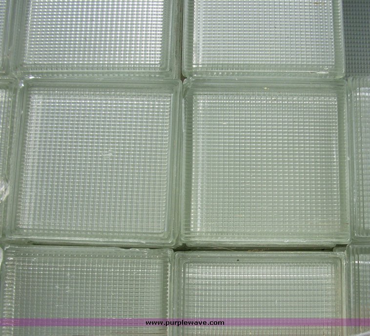 image for item 7301 (2) pallets of glass block