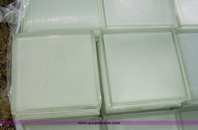 image for item 7301 (2) pallets of glass block