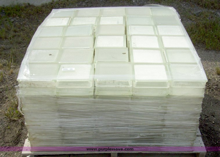 image for item 7302 (2) pallets of glass block