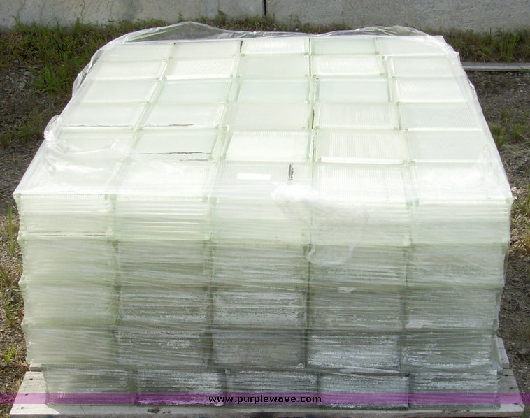 image for item 7302 (2) pallets of glass block