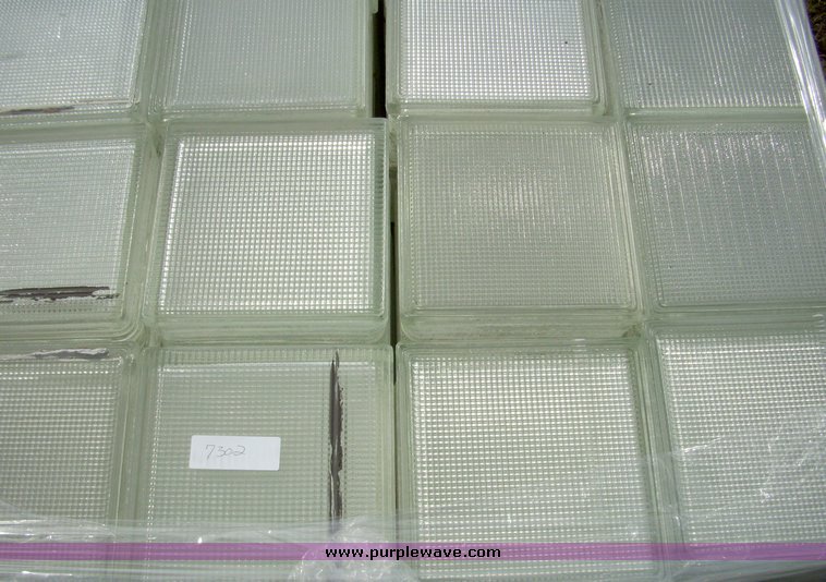 image for item 7302 (2) pallets of glass block