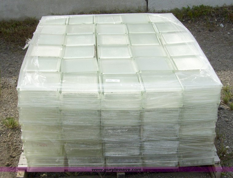 image for item 7303 (2) pallets of glass block