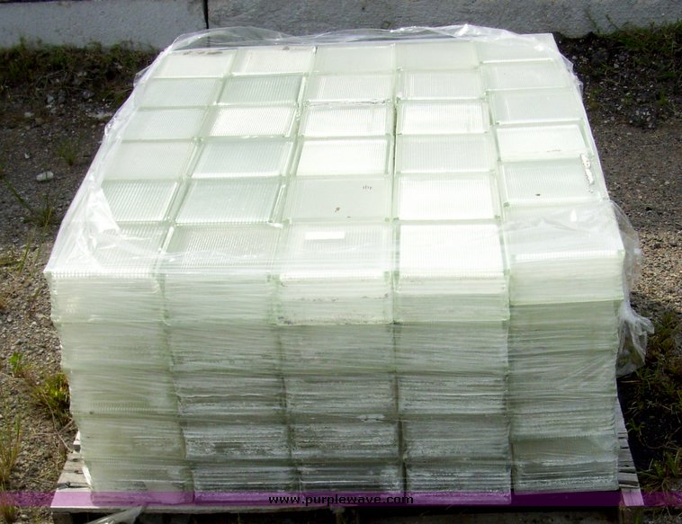 image for item 7303 (2) pallets of glass block