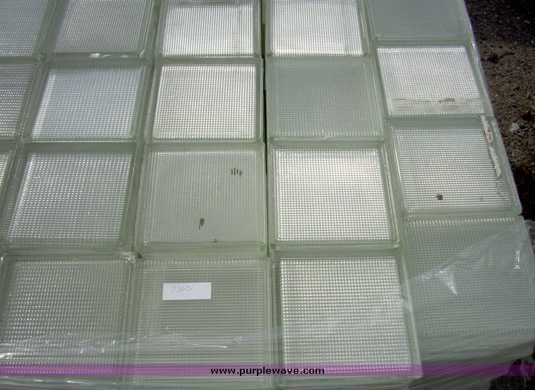 image for item 7303 (2) pallets of glass block