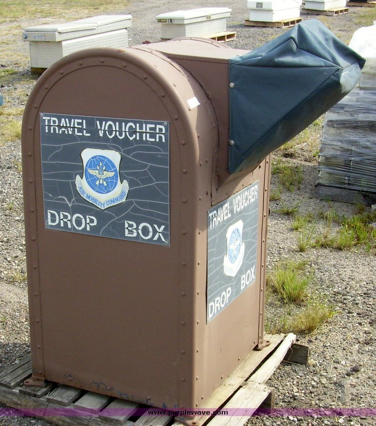 image for item 7305 Travel voucher drop box