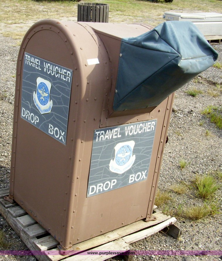 image for item 7305 Travel voucher drop box