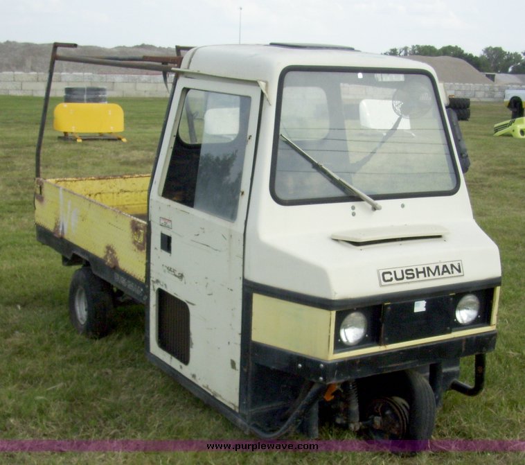 image for item 7326 Cushman three wheel full ton hauler