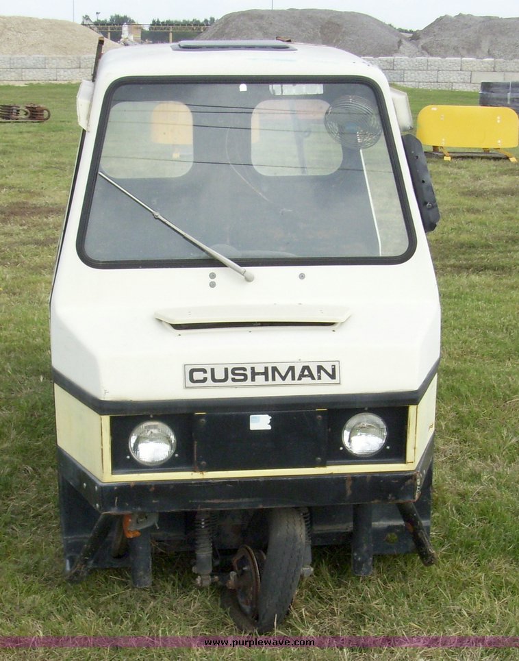 image for item 7326 Cushman three wheel full ton hauler